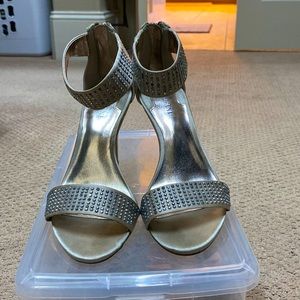 Alfani gold studded heels